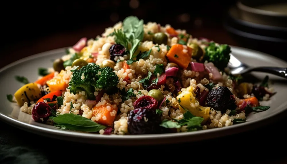 Sumptuous Quinoa and Roasted Vegetable Salad