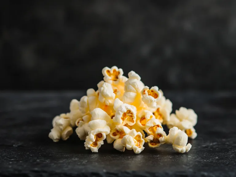 Can you eat popcorn with diverticulosis: a small pile of fluffy buttered popcorn on a dark slate surface